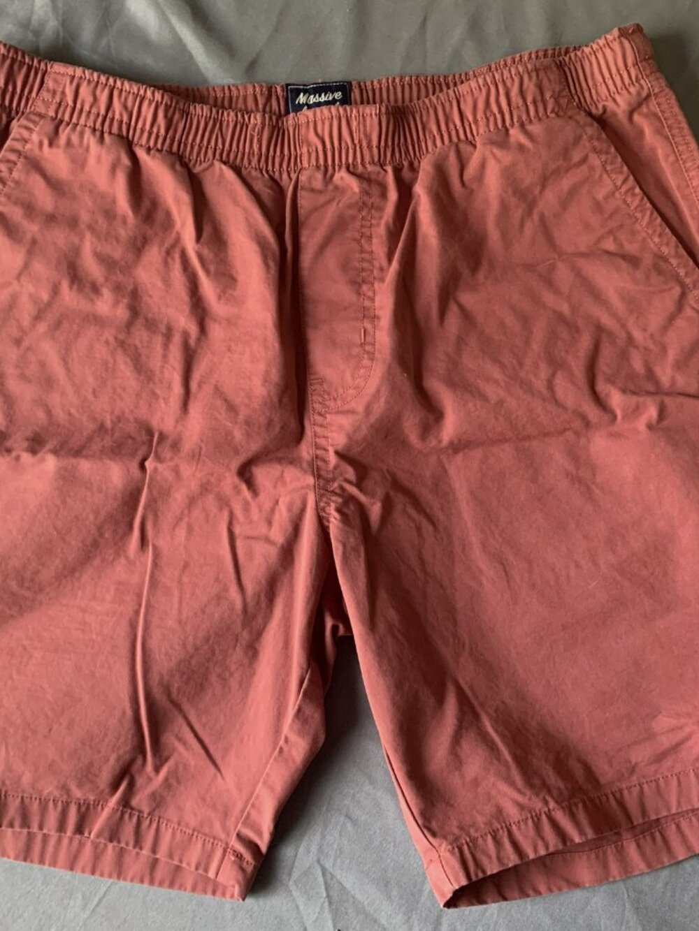 Massive Apparel Men's Shorts In Dark Orange Red
